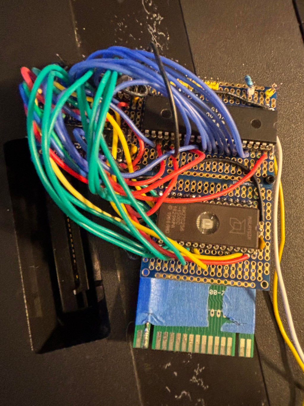 The Hand-Wired Atari 7800 YM2149 Cartridge Prototype