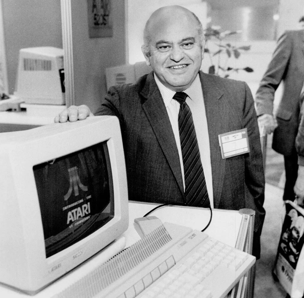 Jack Tramiel with Atari ST